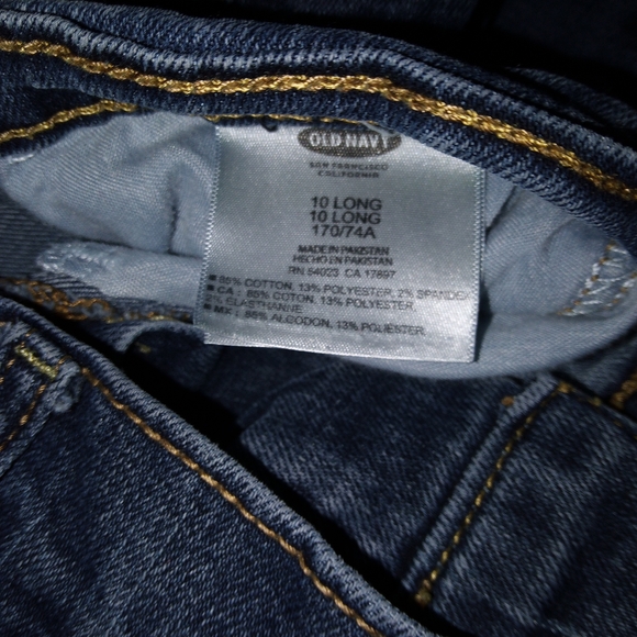 Old Navy Dark Blue Flare Jeans - Picture 3 of 3